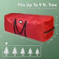 thumbnail image 3 of Bolsa de almacenamiento para árbol de Navidad Holiday Cheer, resistente, 9 pies, 3 of 6