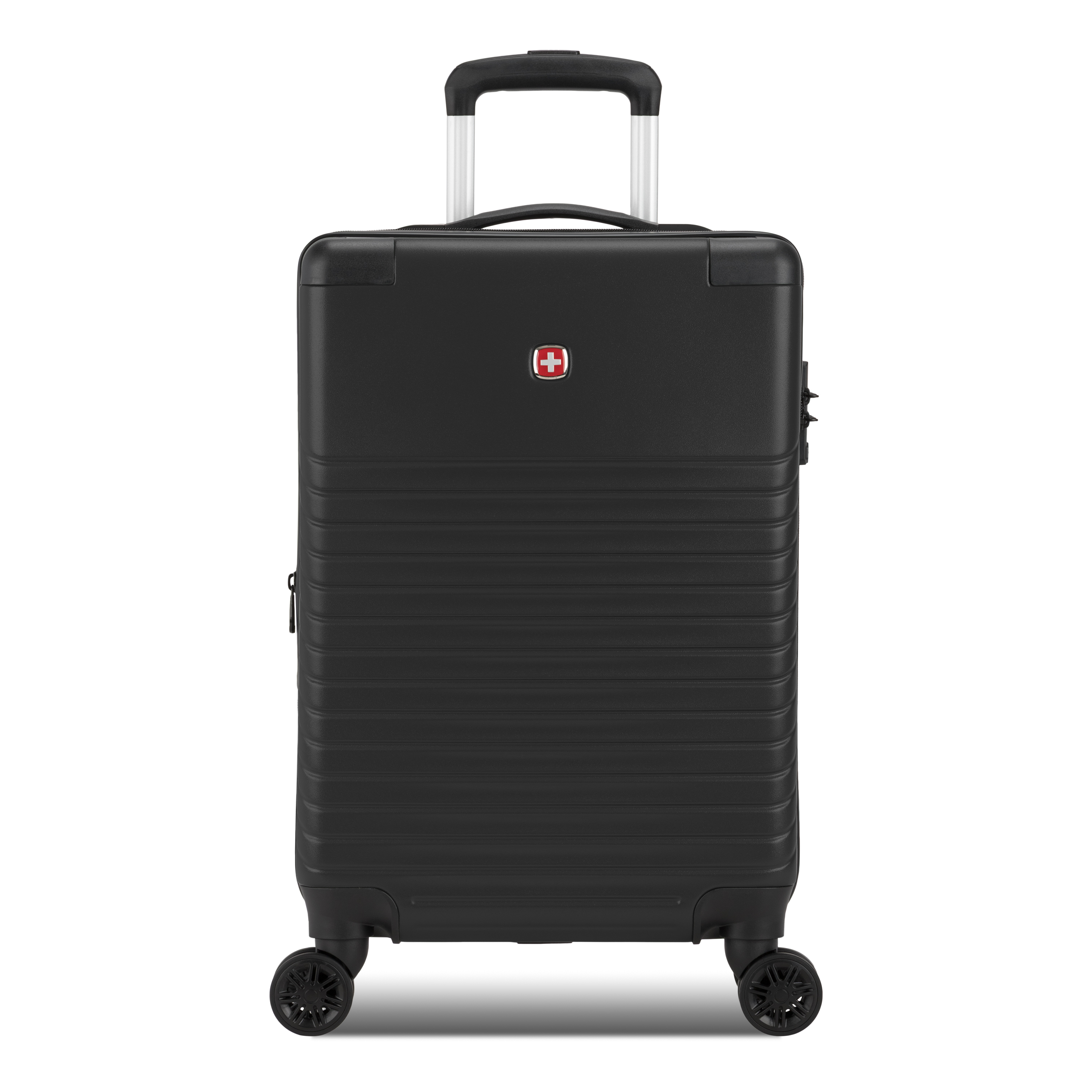 SWISSGEAR Edge Hardside Carry-On Spinner, Black