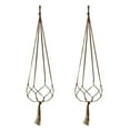 thumbnail image 1 of ¡Ahorra al instante! Macetas Tantouec con descuento. 2 colgadores de pared de cuerda de algodón para macetas, decoración de interiores, 2 cordones. Liquidación de artículos esenciales para el hogar., 1 of 1