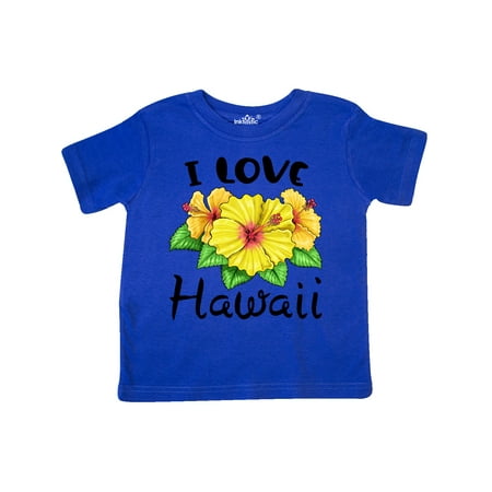 

Inktastic I Love Hawaii Hibiscus Flowers Gift Toddler Boy or Toddler Girl T-Shirt