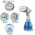 Meidong Handheld Garment Steamer, Portable Fabric Steamer 280ml Big Removable Water Tank