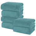 thumbnail image 1 of Juego de Toallas de Baño MOONQUEEN 6 Piezas Premium de Microfibra color Turquesa, 1 of 7