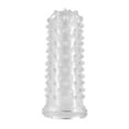 thumbnail image 1 of Famle Finger Crystal Sleeve Extender Collars Delay Device Enlarge Toy, 1 of 2