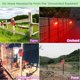 thumbnail image 2 of Alarma solar con sensor de movimiento para exteriores, lámpara de sirena ruidosa de 129 dB, generador de ruido, 4 modos de trabajo, luz estroboscópica con control remoto, diga adiós a los ex, 2 of 5