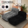 thumbnail image 6 of Centilab Big Bean Bag Chairs, Adults Bean Bag Lounger Sofa with Memory Foam Filled, Bean Bag Couch for Living Room Bedroom Lounge, Ergonomic Support, Gray, 6 of 8