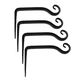 thumbnail image 5 of Plant holder flower hanging holder iron wall hook flower hanging wall holder hook for hanging planters birdhouses lantern wind chimes wall sconces Levamdar 2033421-1, 5 of 8