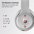 thumbnail image 6 of Premium Restored Beats Solo3 Wireless On-Ear Headphones - Silver (Latest Model)(Refurbished), 6 of 6