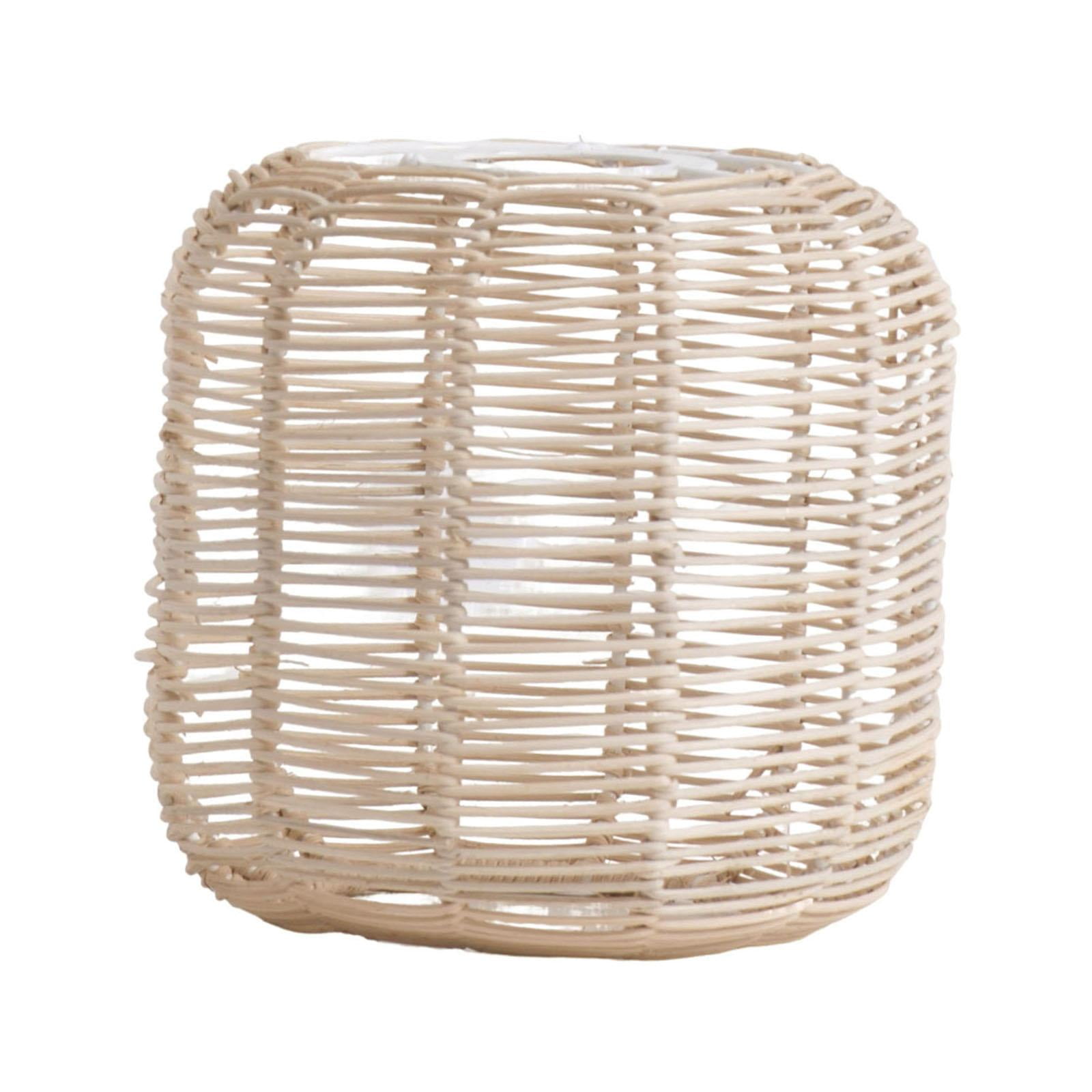Bvdfgk Ceiling Fan Light Cover, Retro Rattan Woven Chandelier Light Cover, Woven Rattan Style C