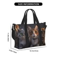 thumbnail image 2 of Travel Duffle Bag Wide Eyed Cartoon Cats Travel Tote Bags Carry on Luggage Waterproof Weekender Bags with Top Handle Adjustable Shoulde Strap for Travel Gym, 2 of 5