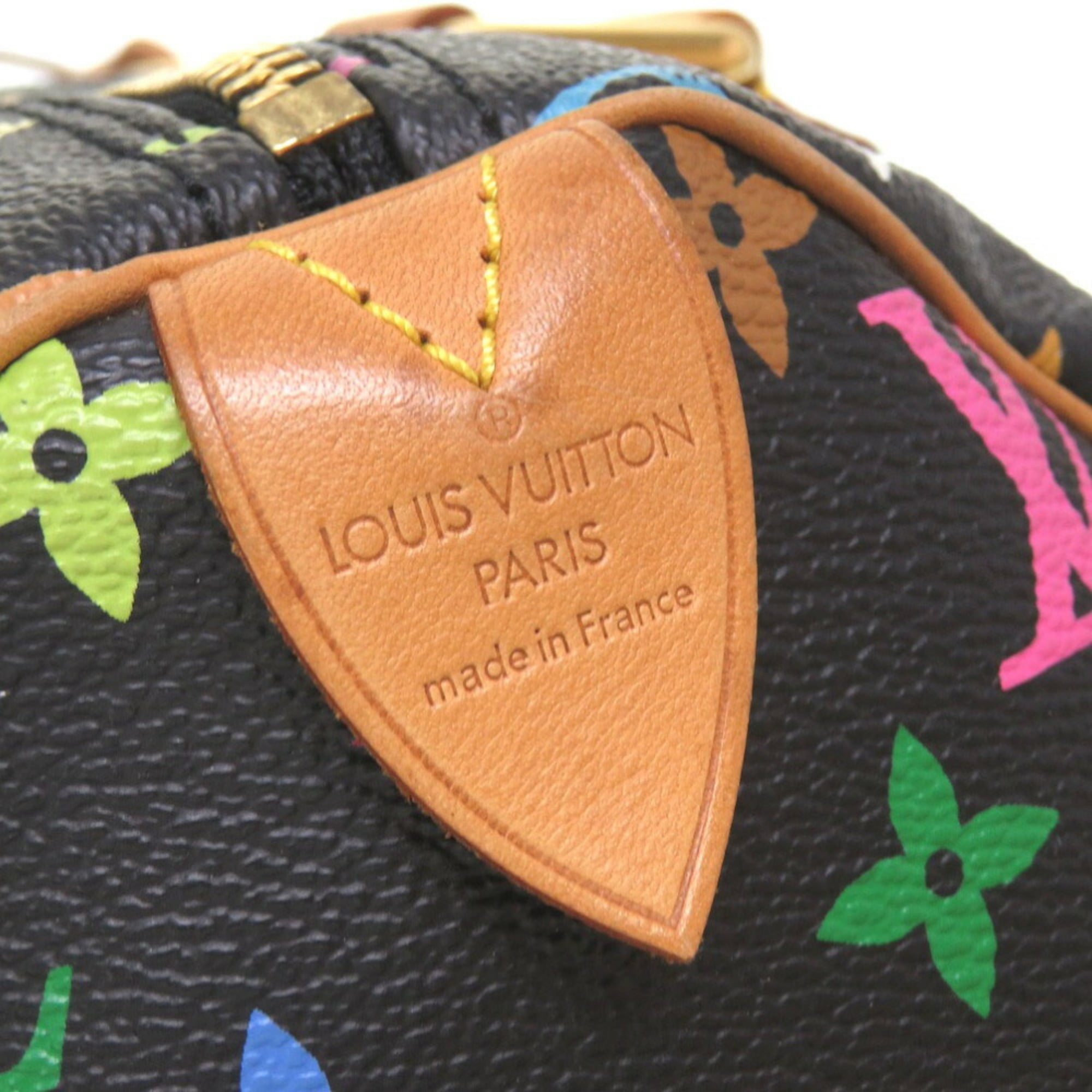 Louis Vuitton Multicolor Speedy 30 Noir M92642 Hand Bag #9023