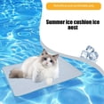 thumbnail image 4 of Pet Cooling Mat, Summer Dog Cooling Mat Washable Self Cool Pad for Small Dogs and Cats, Portable Breathable Pet Sleeping Pad for Crate, Bed, Indoor & Outdoor Floor, 4 of 8