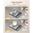 thumbnail image 6 of RENPHO Digital Kitchen Food Scale, 7 Units with Tare Function, Stainless Steel, 11lb, 6 of 8