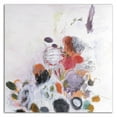 thumbnail image 3 of 18" x 18" Haru-no Jin 1 by Kyoko Fischer - Wall Art Print on Canvas Fabric Gray, 3 of 3