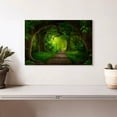 thumbnail image 2 of Elephant Stock Fairyland Forest Wall Art - Horizontal Canvas Wall Art - Living Room Wall Decor - Nature Canvas - Black And Brown Decor - 12" x 8", 2 of 8