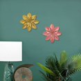 thumbnail image 2 of Decoración De Arte De Pared De Flor De Metal De Oro Rosa 9.5 Escultura Floral Moderna Rústica Hierro Envejecido Colgante De Pared Decoración Del Hogar Obras De Arte Decorativas Para Interior Cocina Do, 2 of 5