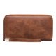thumbnail image 1 of BEMS-Coins Cartera para mujer de piel nobuk grande con cremallera, 1 of 5