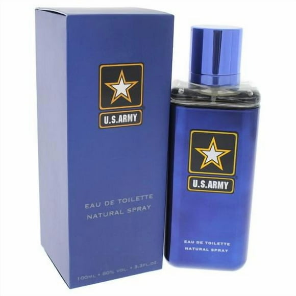 Perfume US Army Blue EDT en aerosol para hombre, 100 ml