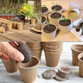 thumbnail image 4 of 20 vasos de pulpa desechables, maceta nutritiva, mortero de plantación biodegradable, cultivo en macetas, maceta nutritiva Sincero Electrónica, 4 of 5