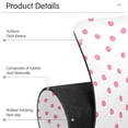 thumbnail image 4 of Yayeee Faucet Mat for Kitchen Sink 14.7" Diatomite Long Splash Guard Pad, Pink Polka Dots, 2 Pack, 4 of 7