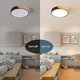 thumbnail image 2 of LED Ceiling Light, 24W Recessed Ceiling Lamp Black Warm Light 30CM 2400LM 3000K Modern Ultra-thin Round Wooden Lighting Fixtures, 2 of 5