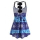 thumbnail image 2 of Tallas grandes DiS DiS DIP DYE BOWNOT CUTTOUT TOPT Rosegal Camisetas sin mangas de talla grande, 2 of 5