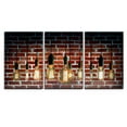 thumbnail image 2 of wall26 3 Piece Canvas Wall Art - Decorative Antique Edison Style Filament Light Bulbs - Modern Home Art Stretched and Framed Ready to Hang - 24"x36"x3 Panels, 2 of 4