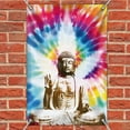 thumbnail image 2 of Tie Dyed Buddha Serenity Home Business Office Sign, 2 of 4