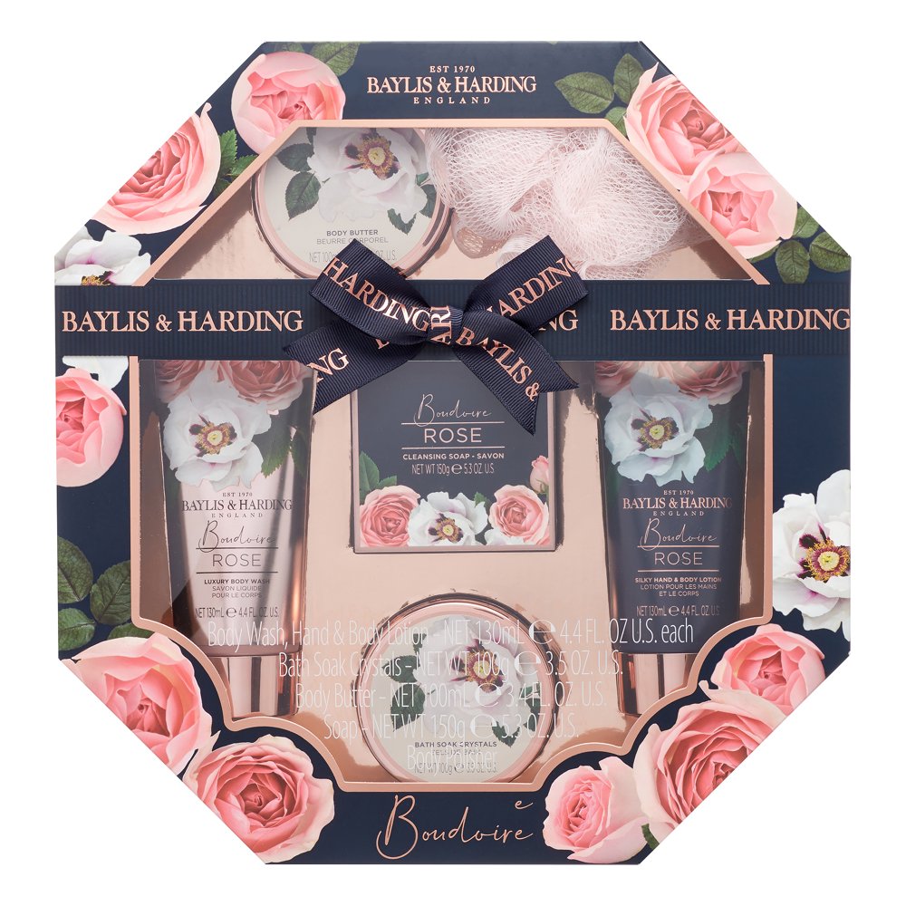 Baylis & Harding Bath Gift Set, Boudoire Rose