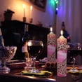 thumbnail image 3 of XINAOBAOLUO 2-Pack Unscented Pillar Candles with 10-15 h Burn Time, 3 of 6