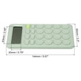 thumbnail image 2 of Unique Bargains Desk Basic Cute Calculator, Desktop Calculators Battery Powered with 12 Digit LCD Display, Green, 2 of 6