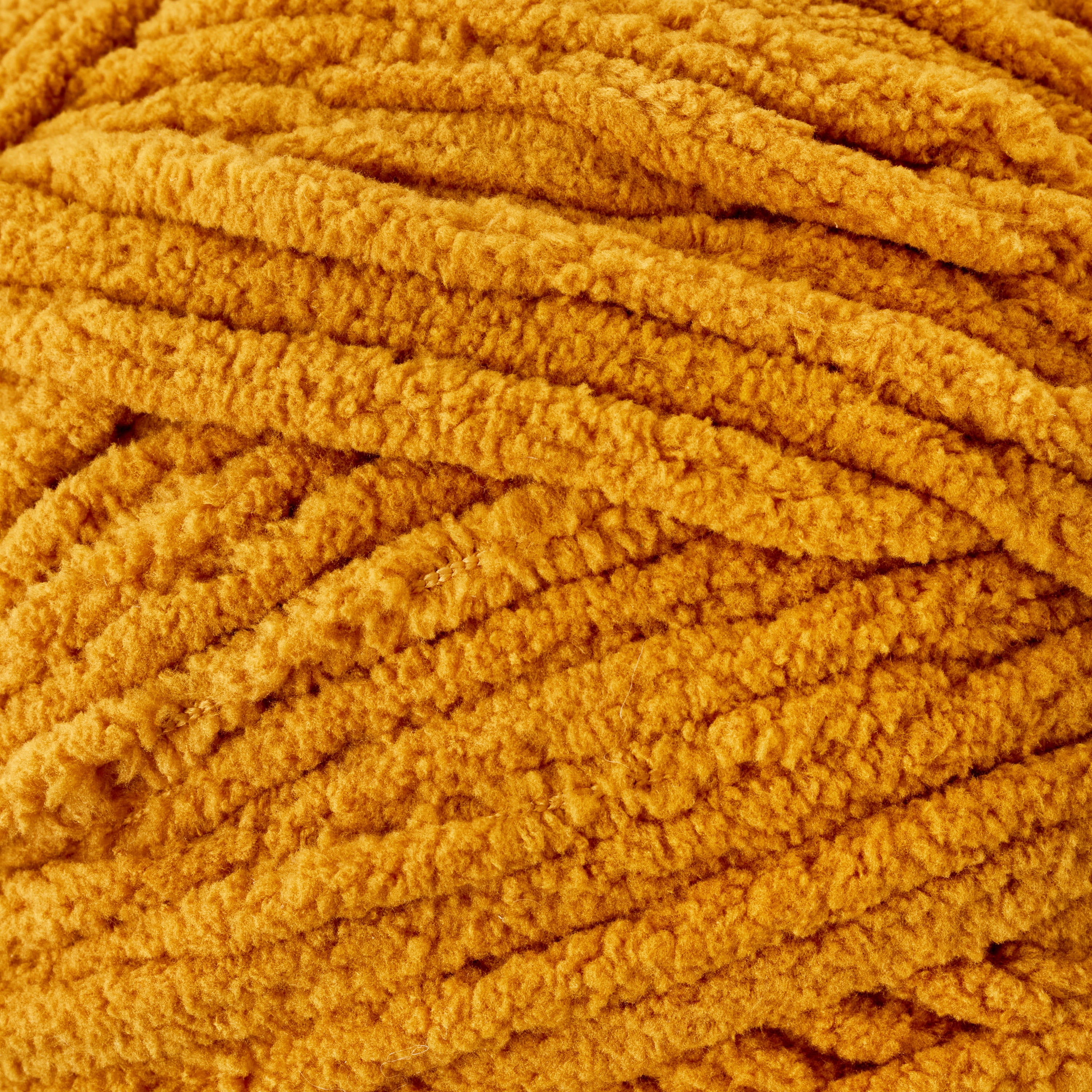 Mainstays Cozy Chenille Yarn, 220 yd, Spiced Maple, 100% Polyester, Bulky