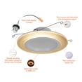 thumbnail image 3 of Luminaria HALO RL LED empotrada de 5/6 pulgadas, 1000 lúmenes, 3 of 8