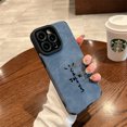 thumbnail image 4 of Luxury Suede Soft Leathe Cactusjack Hip Hop Phone Case For iPhone 11 12 13 mini 14 15 16 Pro Max XS XR Shockproof Anti-fur Shell tzw, 4 of 7