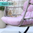thumbnail image 2 of Micleed Swing Egg Chair with Stand Pink Color Hang Chair Indoor & Outdoor Foldable, 2 of 7