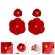 thumbnail image 2 of 1 par de hermosos pendientes decorativos con forma de flor, joyería de moda, 2 of 4