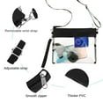 thumbnail image 2 of Clear Crossbody Bag, Clear Bag for Stadium Use, Clear Concert Purse , Clear Plastic Crossbody Tote Bag for Women and Men, 2 of 8