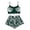 j3-Dark Green, variant on LIIPEE Womens Halloween Skeleton Graphic Pajamas Sleeveless Camisole Tops Shorts Pajama Set Ladies Sleepwear