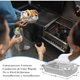 thumbnail image 4 of Charolas de Aluminio con Tapa Transparentes, 50PCS Charolas para Hornear Desechables, Moldes de Aluminio para Hornear, para Barbacoa, Horno, Freidora de Aire, 4 of 4