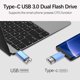 thumbnail image 5 of Unidad flash USB KOOTION 128 GB 2 en 1 OTG USB 3.0/Type C azul, 5 of 9