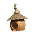 thumbnail image 5 of Miulika Bird House for Outside Bird Breeding Box Birdhouse Decor Creative for Garden Bird Shelter Bird Nest Cage for Backyard Sparrow Coconut Shape, 5 of 9