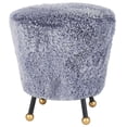 thumbnail image 2 of Safavieh Oriana 18" Diameter Retro Ottoman, Multiple Colors, 2 of 8