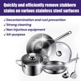 thumbnail image 4 of 2pcs Magical Nano-Technology Stainless Steel Cleaning Paste, Stainless Steel Clean Wax, Rust Remover for Metal, Rust Remover for Stainless Steel, Stainless Steel Cleaner and Polish, 4 of 6
