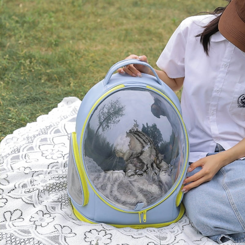Stylish Pet Backpack Breathable Cat Carrying Bag Perfect for Outdoor Activities