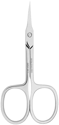 STALEKS PRO Expert 22 Cuticle Nail Scissors 18mm Working Part, Manicure Tool SE-22/1