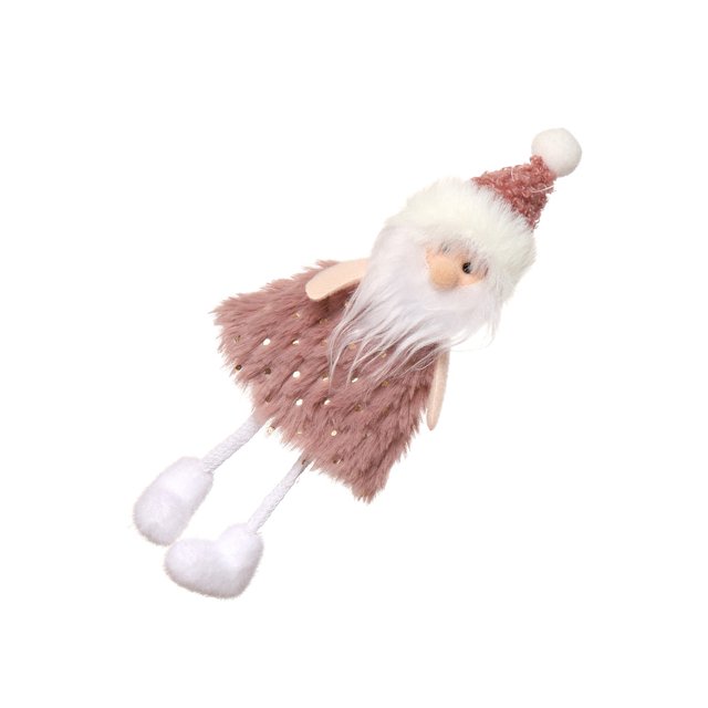 Billuyoard Adornos navideños Muñecas Santa Muñeco de nieve Muñeco Cervatillo Colgante Árbol de Navidad Regalos colgantes para la familia Kits de decoración para fiestas No.1 Billuyoard HA042989-01