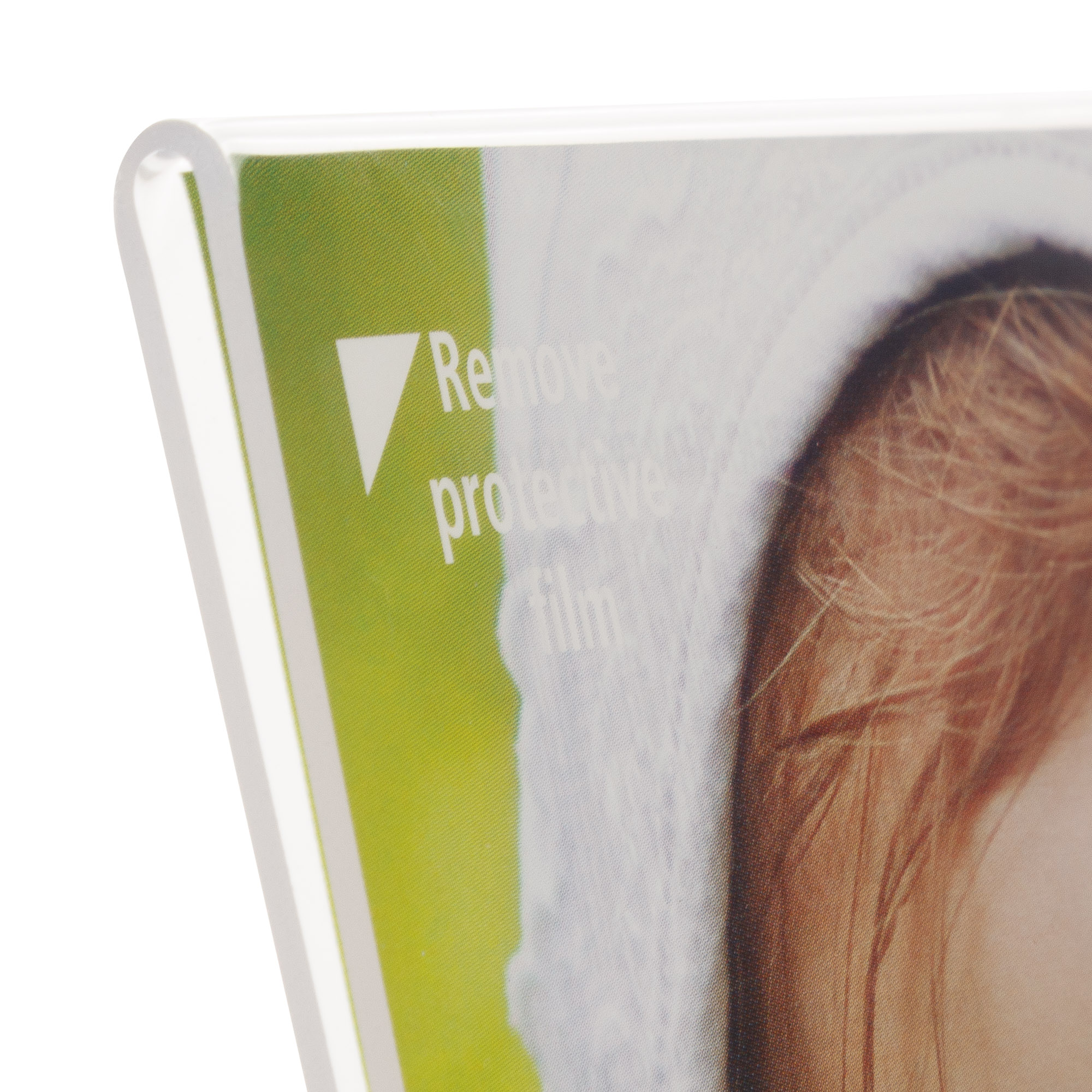 Mainstays 4x6 Vertical Bent Acrylic Tabletop Picture Frames, Set of 12