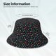 thumbnail image 3 of Balery Multi-Colored Stars Sombreros para el sol para hombre y mujer, sombrero de pescador con UPF 50+, 3 of 6
