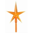 thumbnail image 2 of National Artcraft LARGE Modern Plastic Star for Ceramic Trees - (Pkg/5) (Orange), 2 of 3