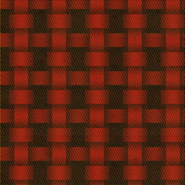 Ahgly Company Tapis d'Intérieur Lavables en Machine, Carré Transitionnel Safran Rouge, Carré 4'