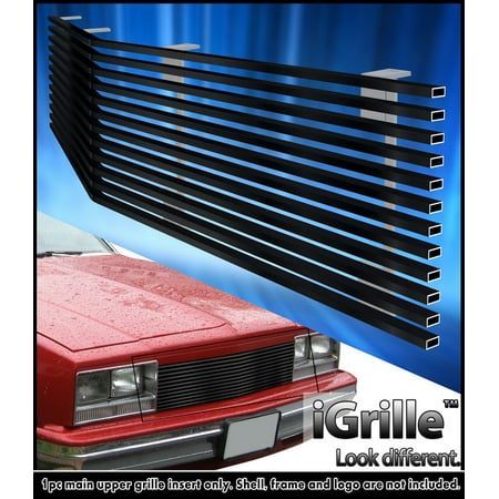 Chevy El Camino Tailgate - Fits 1982-1987 Chevy EL Camino/ 82-83 Malibu Stainless Black Billet Grille